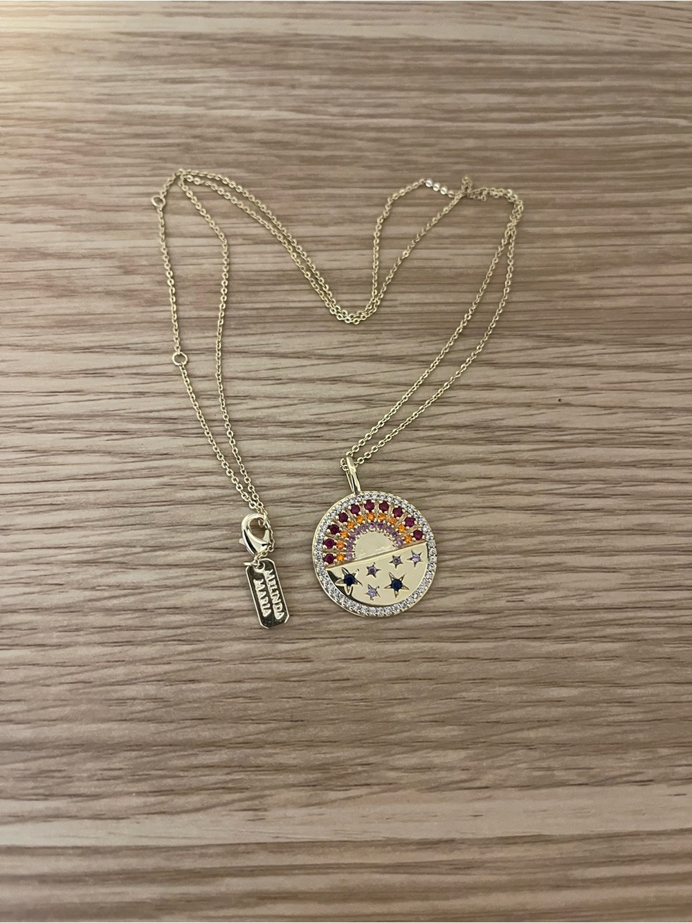 Melinda Maria Gold Pendant Necklace